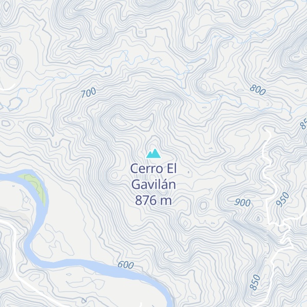 Map of Cerro El Gavilán