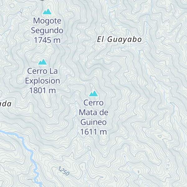 Map of Cerro Mata de Guineo