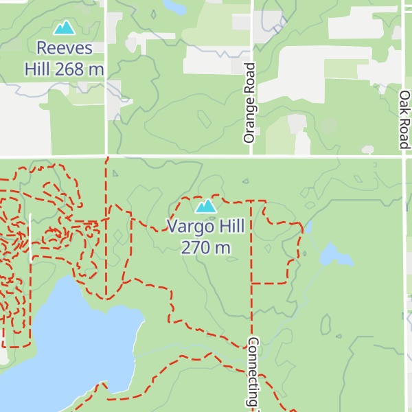 Map of Vargo Hill