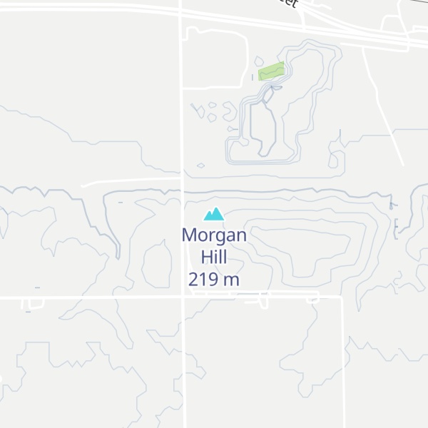 Map of Morgan Hill