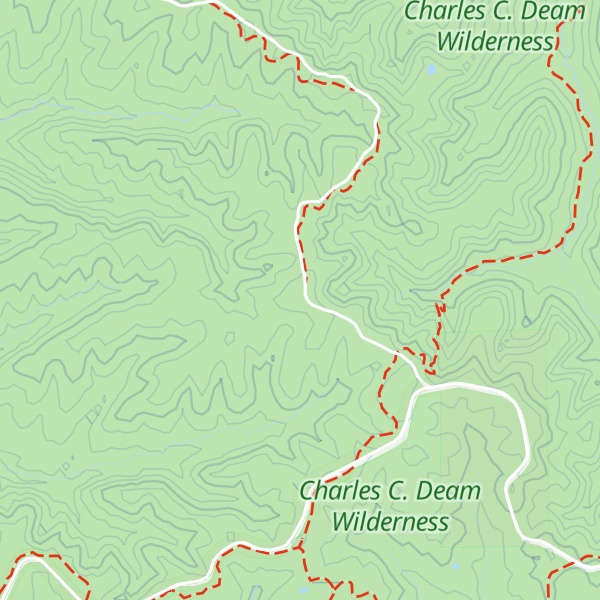 Map of Frank Grubb Ridge