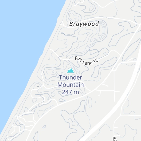 Map of Thunder Mountain