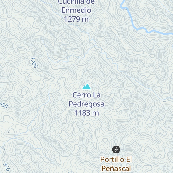 Map of Cerro La Pedregosa