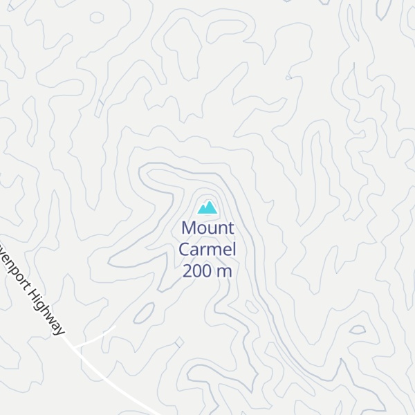 Map of Mount Carmel