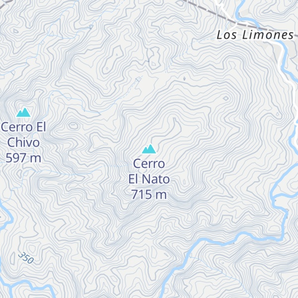 Map of Cerro El Nato