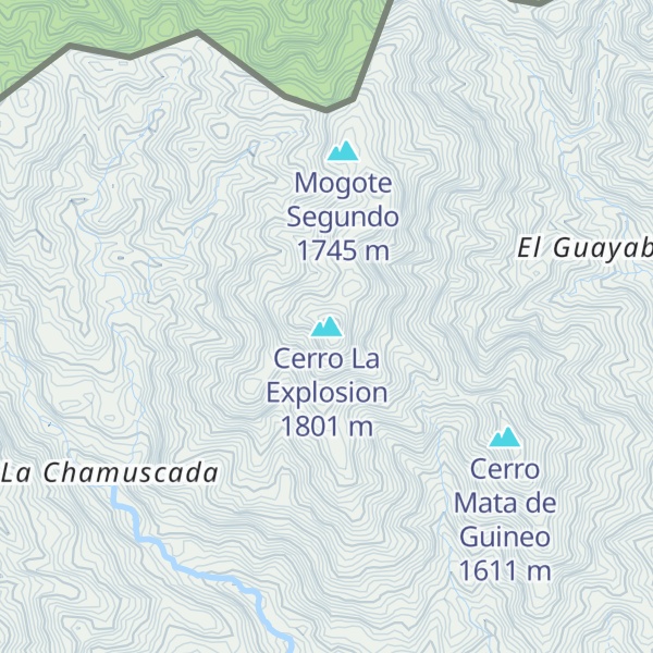 Map of Cerro La Explosion