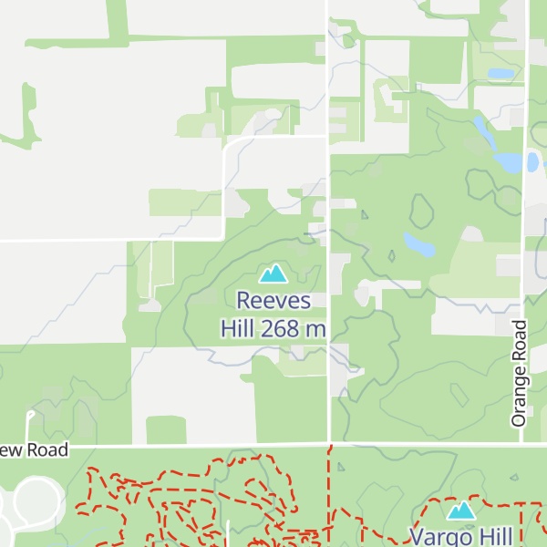 Map of Reeves Hill