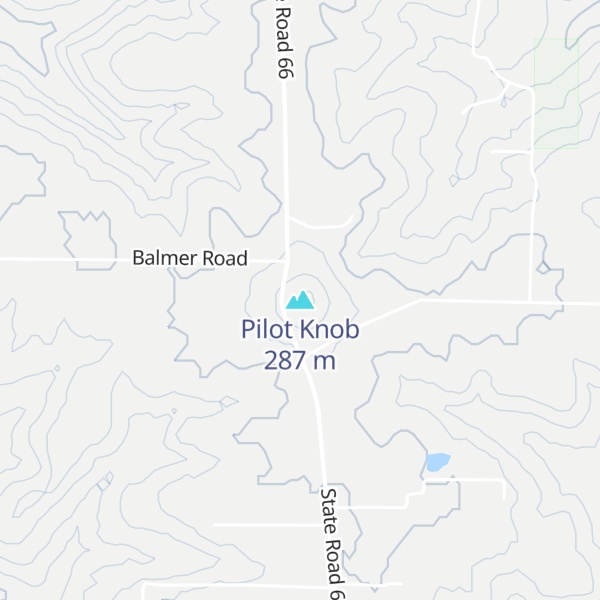 Map of Pilot Knob