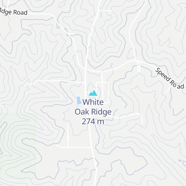 Map of White Oak Ridge
