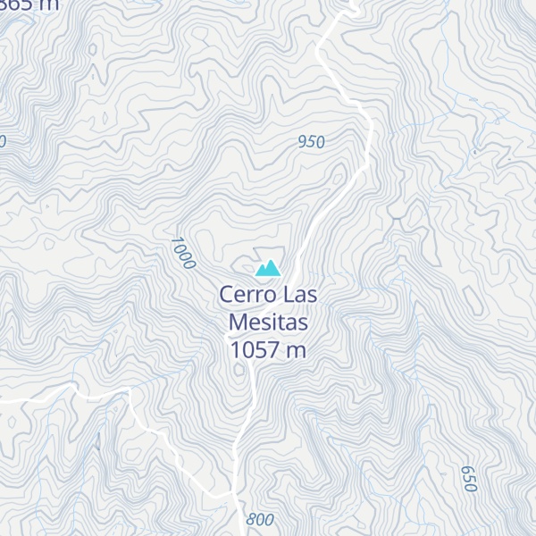 Map of Cerro Las Mesitas
