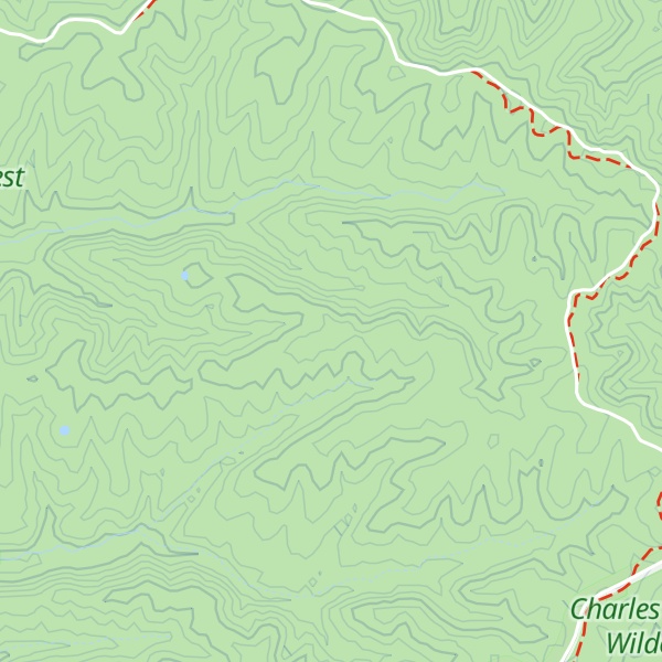 Map of Frank Grubb Ridge-West