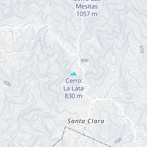 Map of Cerro La Lata