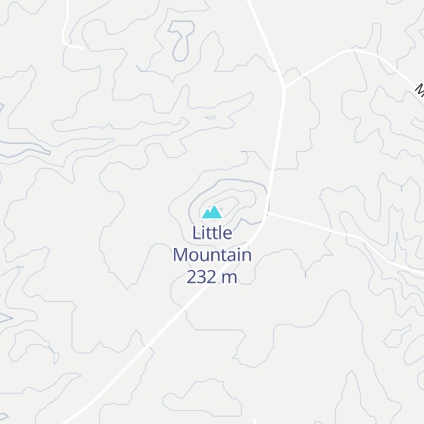 Map of Little Mountain