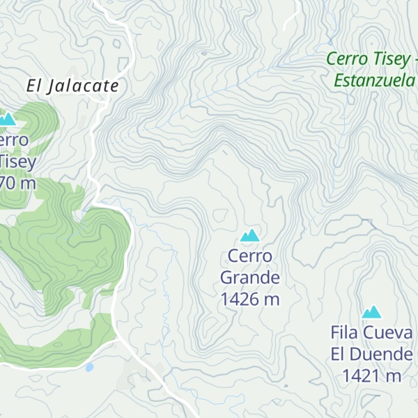 Map of Mesas El Majagual