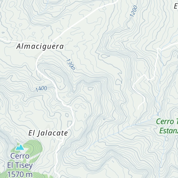 Map of Cerro El Jalacate