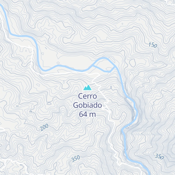Map of Cerro Gobiado
