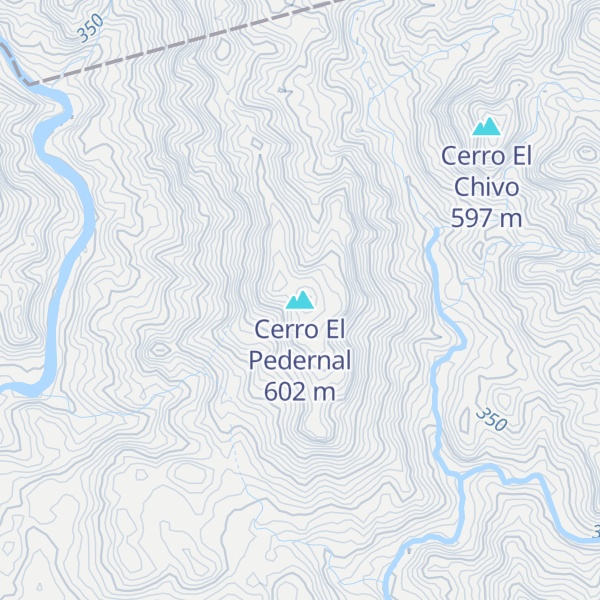 Map of Cerro El Pedernal