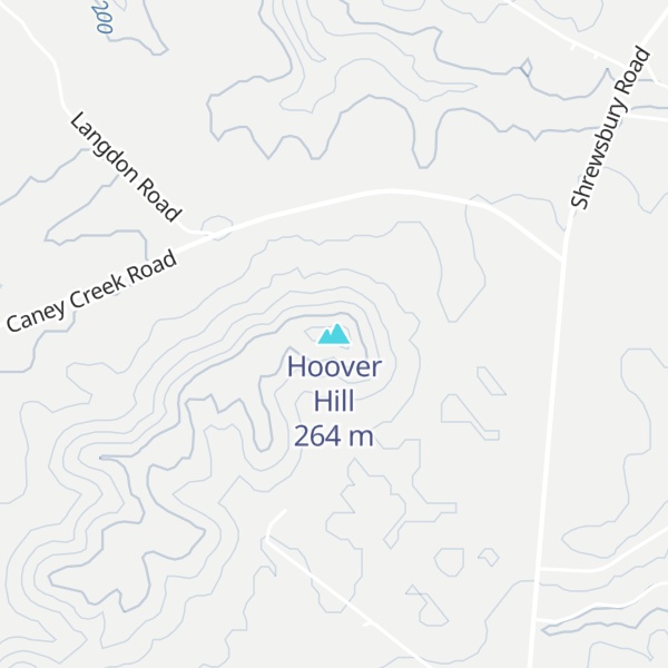 Map of Hoover Hill
