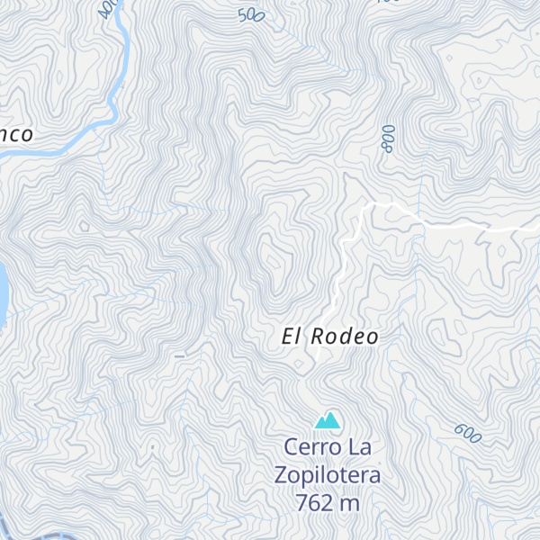 Map of Cerro El Aguila