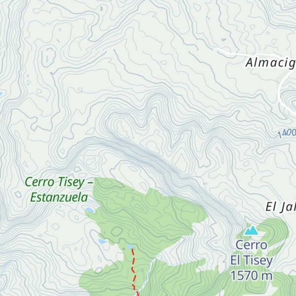 Map of Cerro Divisadero