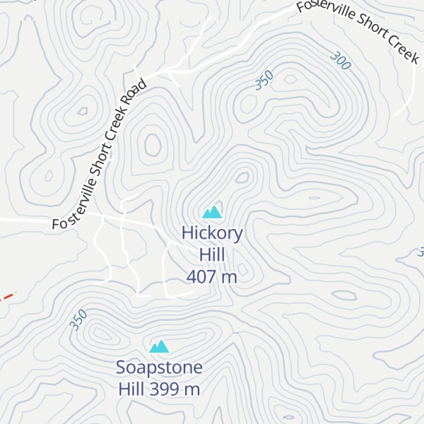 Map of Hickory Hill