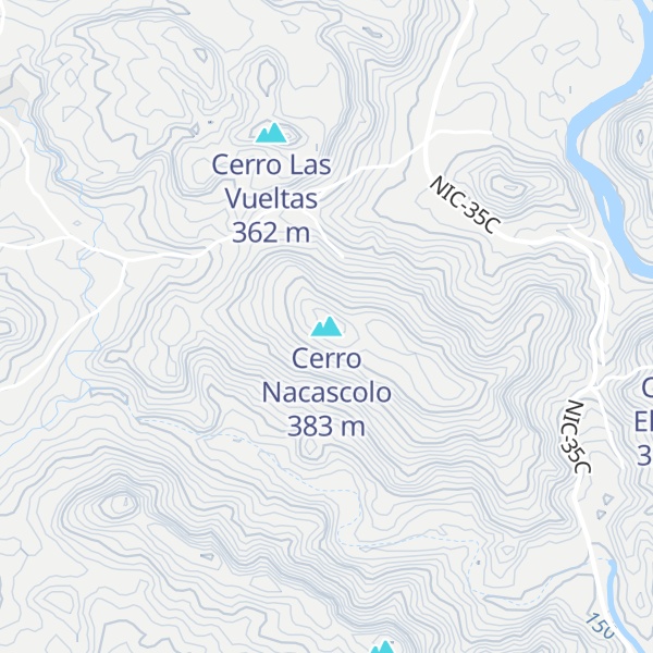 Map of Cerro Nacascolo