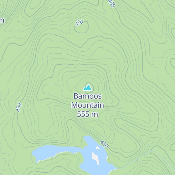 Map of Bamoos Mountain