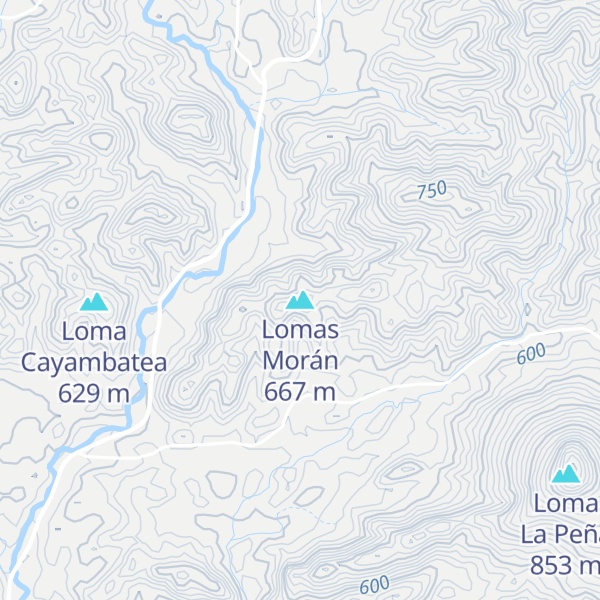 Map of Lomas Morán