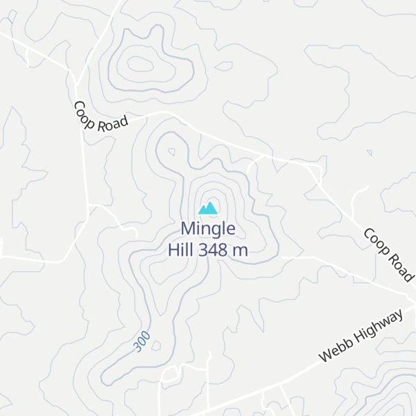 Map of Mingle Hill