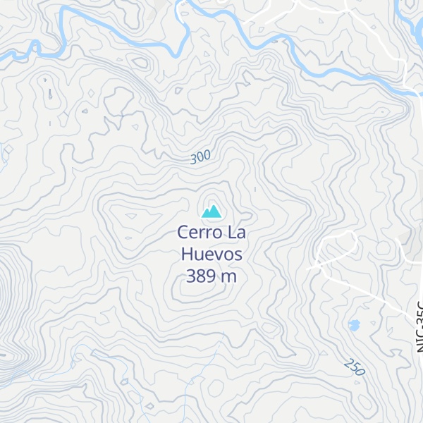 Map of Cerro La Huevos