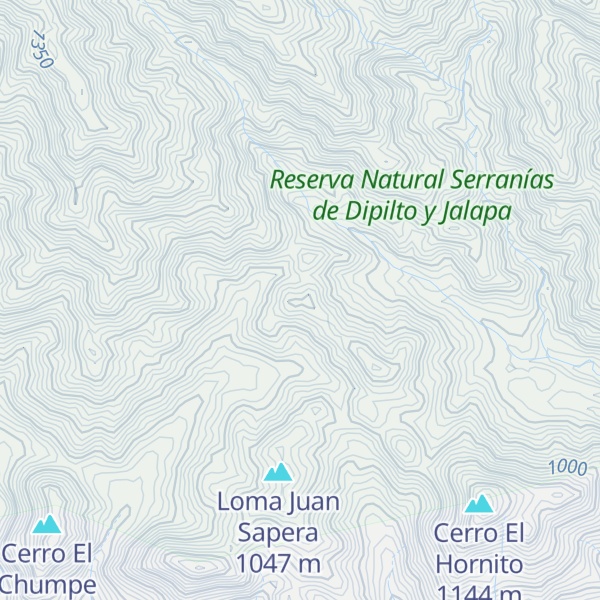 Map of Cerro El Caballo
