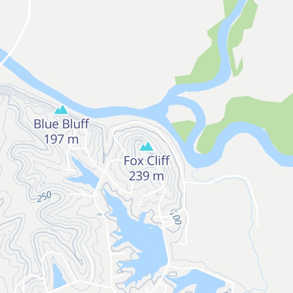 Map of Fox Cliff