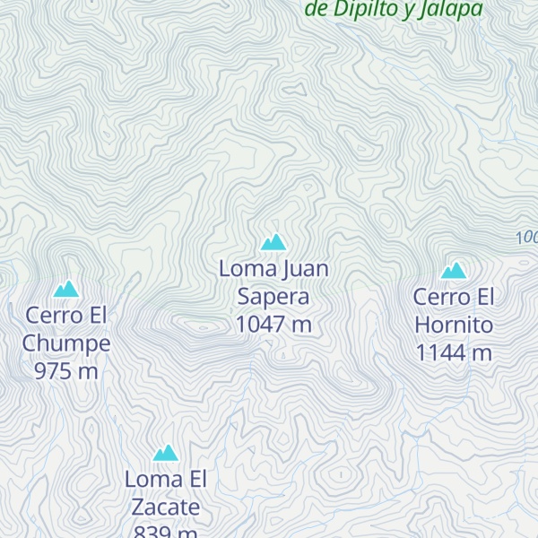 Map of Cerro Santa Lucía
