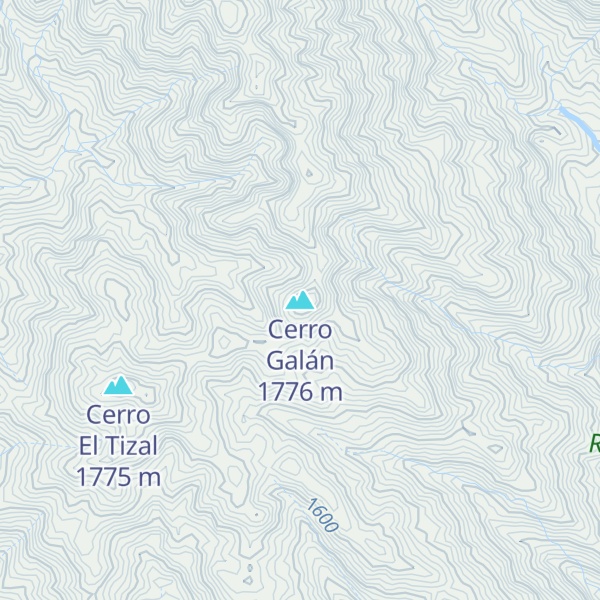Map of Cerro Galán