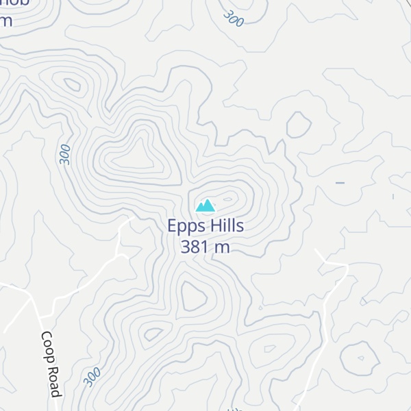 Map of Epps Hills