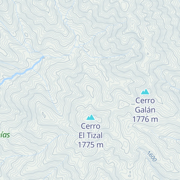 Map of Cerro El Volcancito