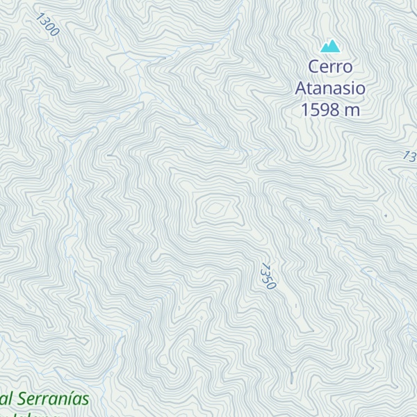 Map of Cerro La Cueva
