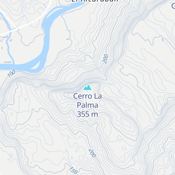 Map of Cerro La Palma