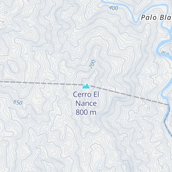 Map of Cerro El Nance