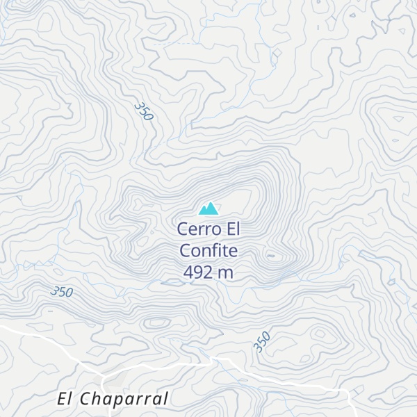 Map of Cerro El Confite
