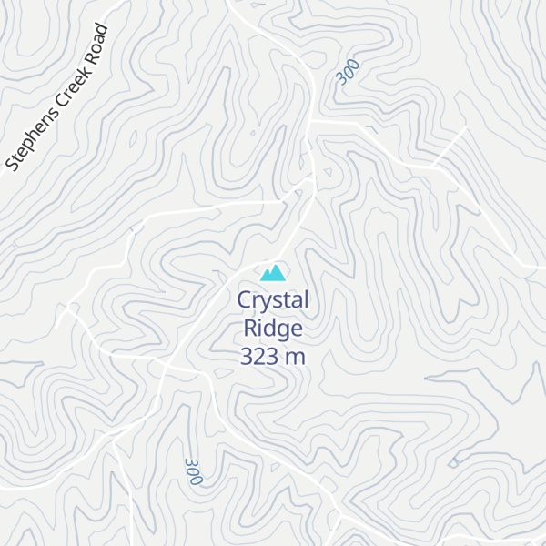 Map of Crystal Ridge