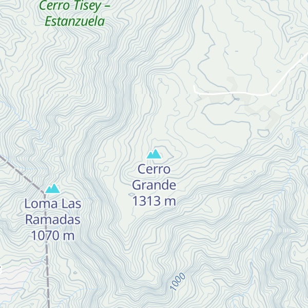 Map of Cerro Grande