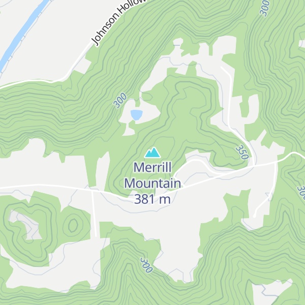 Map of Merrill Mountain