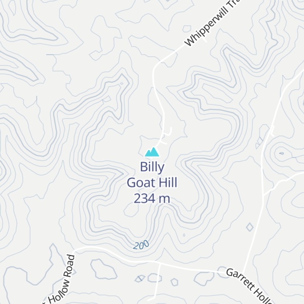 Map of Billy Goat Hill