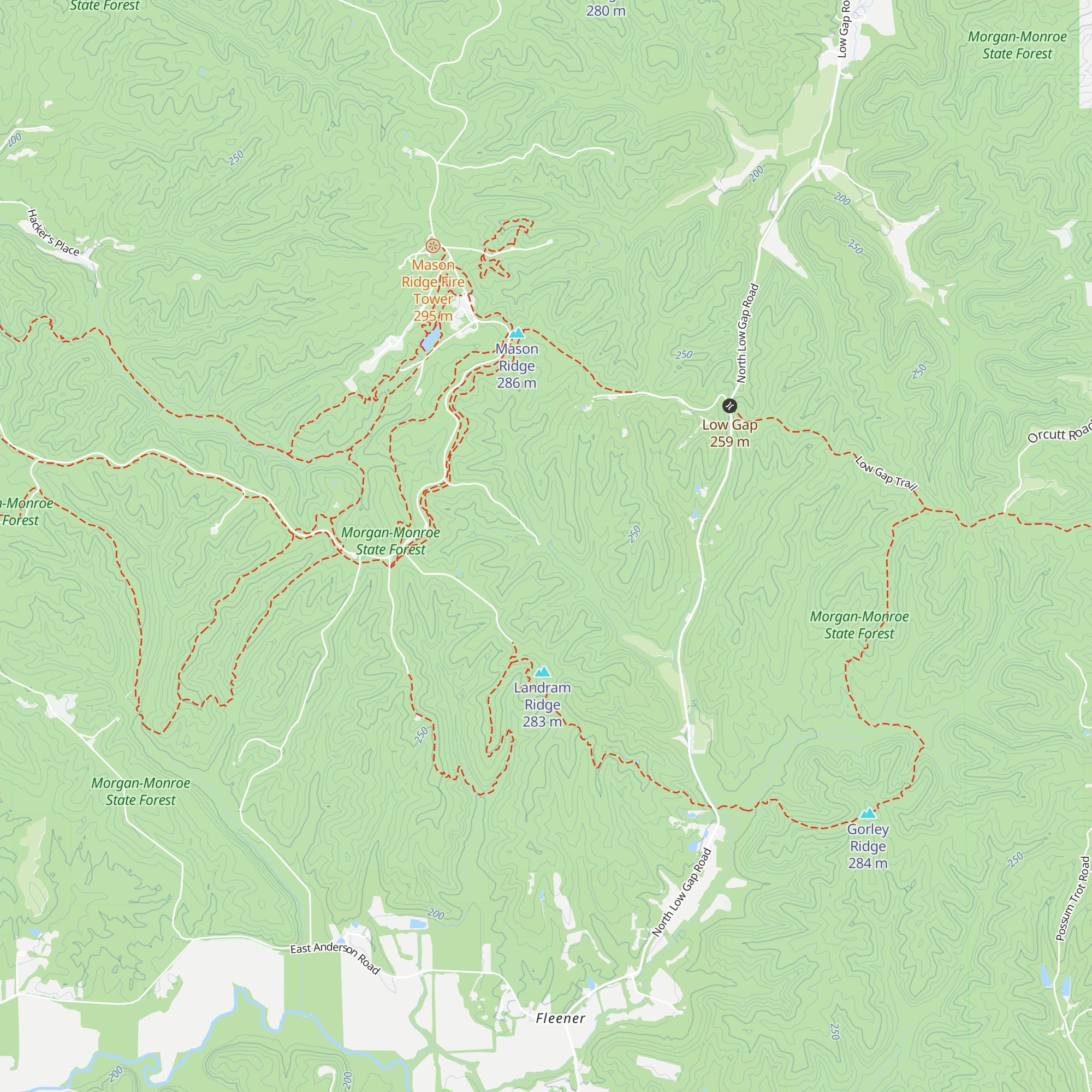 Draper Cabin map