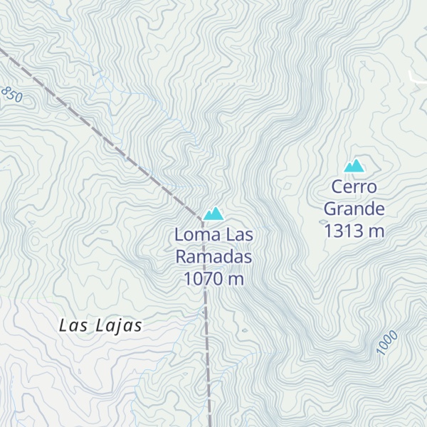 Map of Loma Las Ramadas