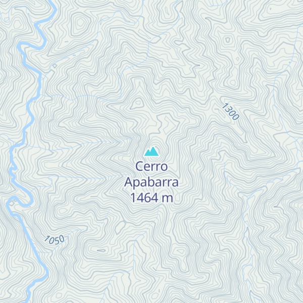 Map of Cerro Apabarra