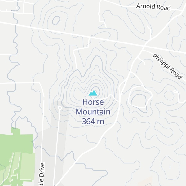 Map of Horse Mountain