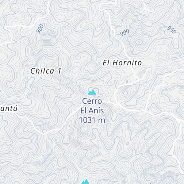 Map of Cerro El Anís