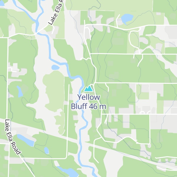 Map of Yellow Bluff